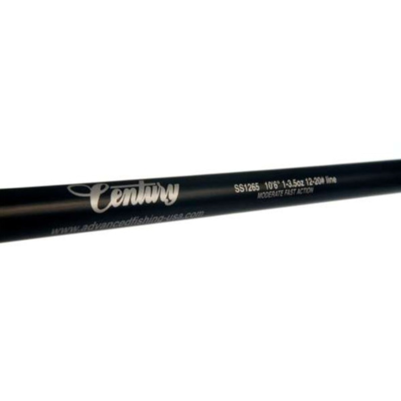 Century SS1265S Sling Shot Rod 10’6″ Spin 2pc 50/50 Fast 1 – 3 1/2oz 12-20#