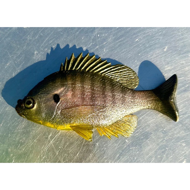 HUDDLESTON HUDDGILL TOP HOOK WEEDLESS SWIMBAIT Green Sunfish