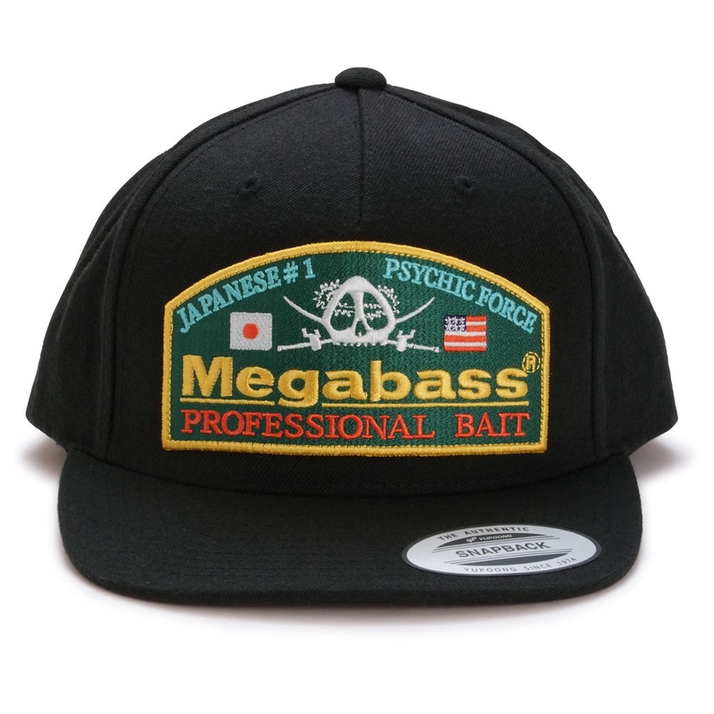 Megabass Psychic Snapback Hat Black/Green
