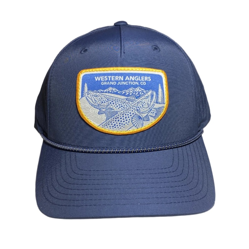 Western Anglers – Richardson Hat – Midnight Sippers Woven Patch – Navy Solid Navy/Midnight Navy Woven – Casey Underwood – Midnight Sippers OSFM