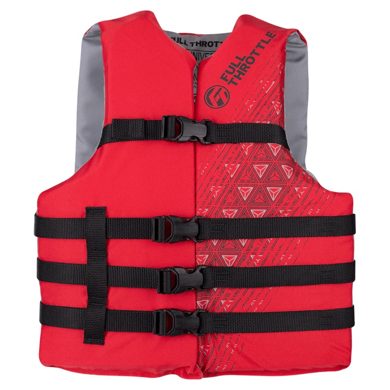 ADULT UNIVERSAL LIFE JACKET – RED UNIVERSAL RED