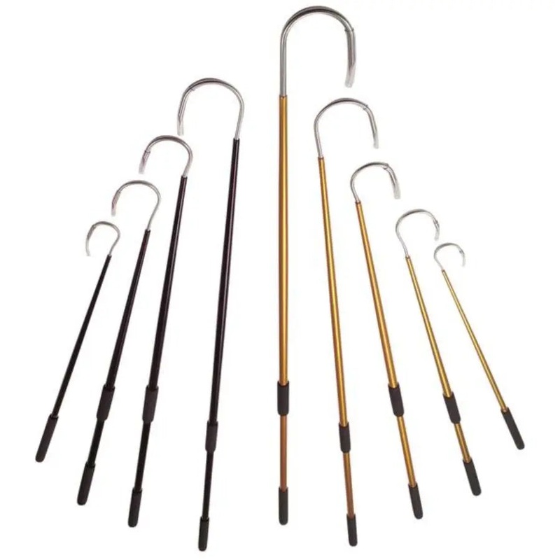 AFTCO TAPER-TIP ALUMINUM GAFF GOLD ANODIZED 6FT 2IN HOOK