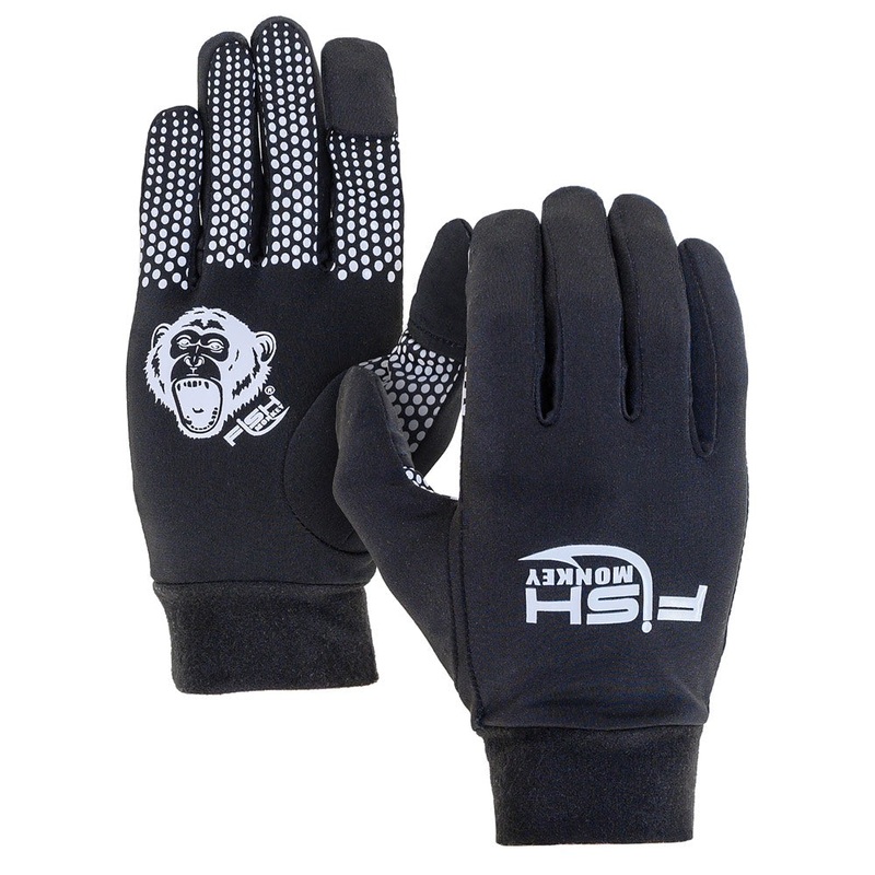 Fish Monkey Monkey Hands Glove Liner Black S/M