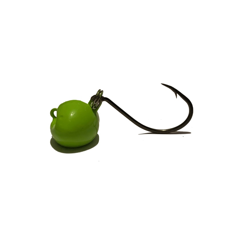 Green Chartreuse | Sheepshead Jigs with Split Rings 1/4oz 1/0
