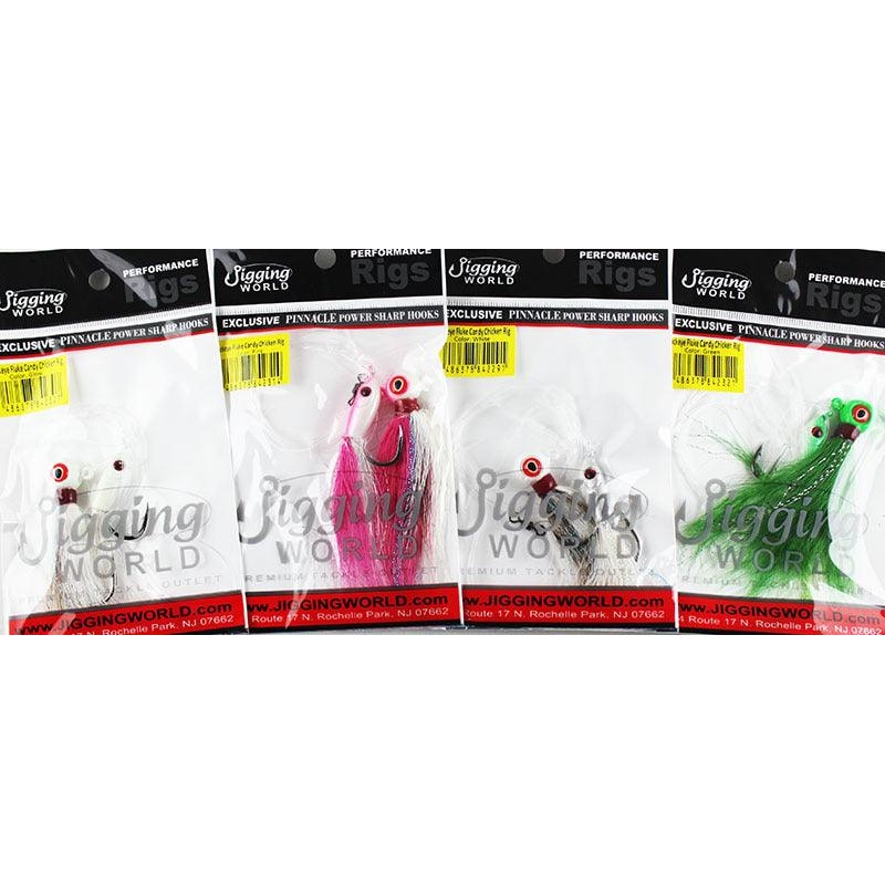 Jigging World BuckEye Fluke Candy Hi-Lo Rigs Green