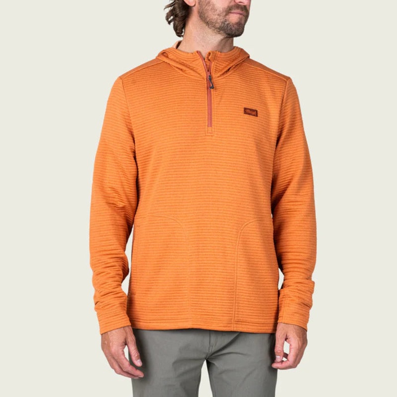 MARSH WEAR SULLIVAN TECH HOODIE Apricot Orange Medium