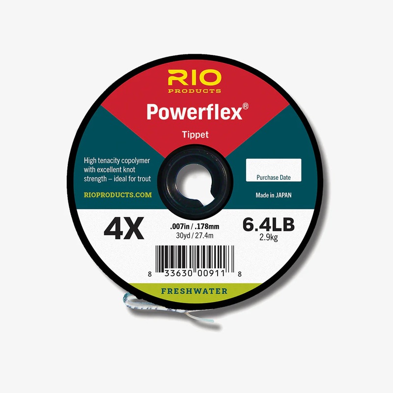 RIO POWERFLEX TIPPET 5LB 30yd
