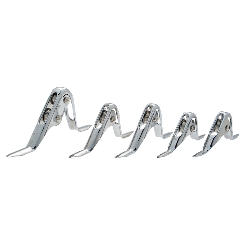 AFTCO Ball Bearing Big Foot Super Heavy Duty Roller Guide Complete Sets Chrome
