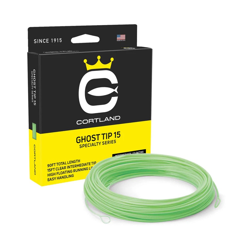 Cortland Ghost Tip 15 WF5I/F Clear /Mint Green