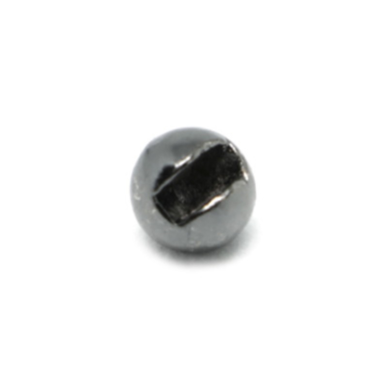 Fulling Mill Slotted Tungsten Beads Black 2.8mm
