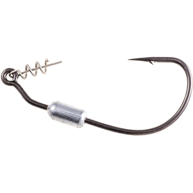 Owner 5132W Twistlock 3x Weighted Bass Bait Hook 3/0 – 1/16 oz – 3 per pack