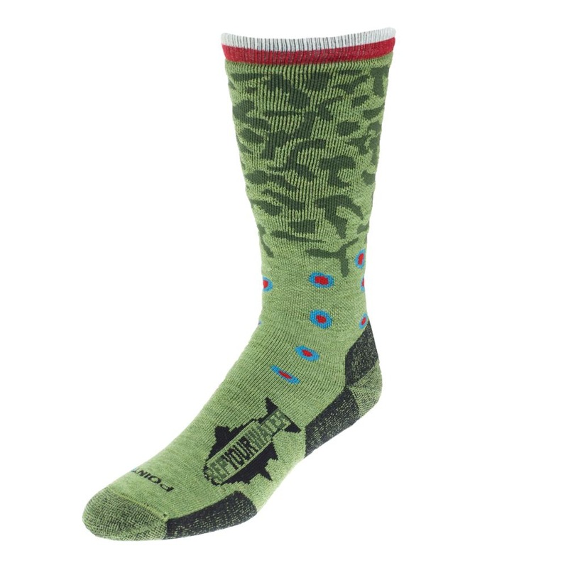 Rep Your Water Trout Socks | Brook Trout Brook Trout Large