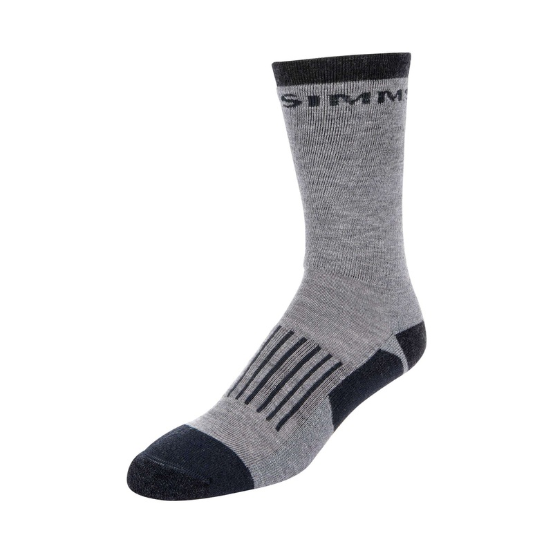 Simms Merino Midweight Hiker Sock Steel Grey M
