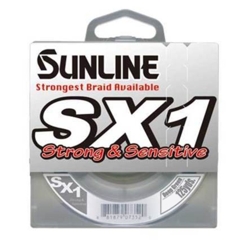 Sunline SX1 Braided Line 10 lb. Dark Green 125yd