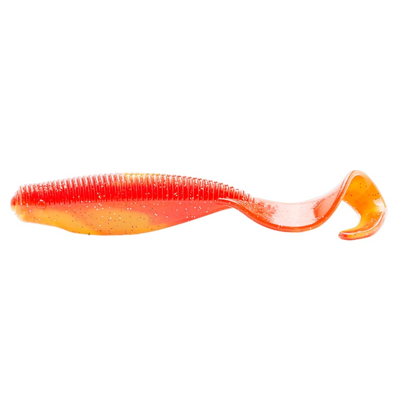 Z-Man StreakZ Curly TailZ 4 inch Soft Plastic Grub 5 pack Baby Bass