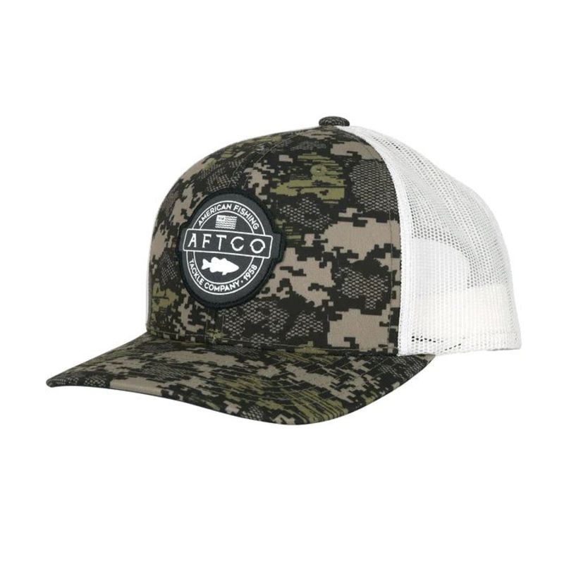 Aftco Trucker Hats Canton Tactical Black Digi Camo