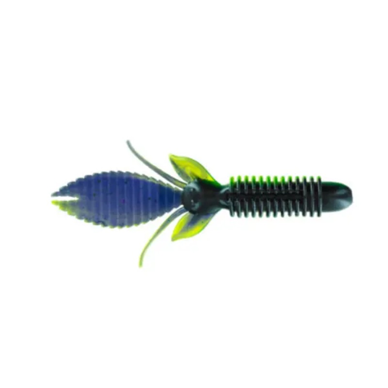 Big Bite 4.5″ BFE Creature Bait (6 Pk) Black Blue Flake