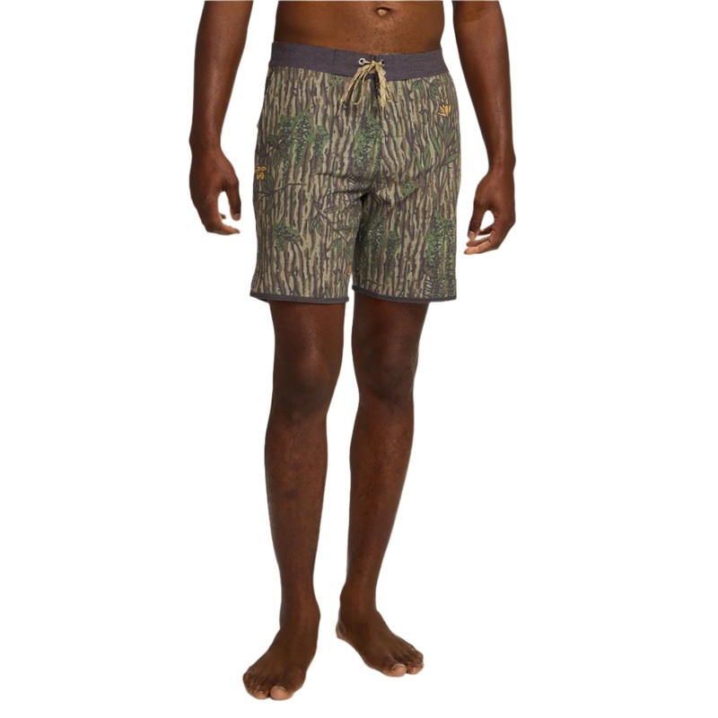 Howler Brothers Bruja Boardshort Caracara Country : Charcoal Oxford 30 Waist