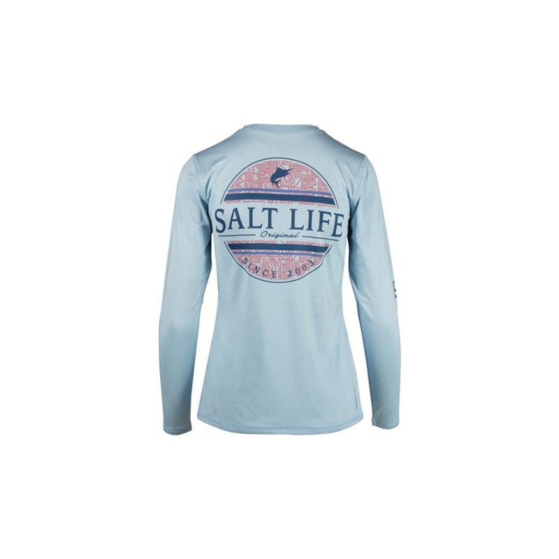 SALT LIFE TIKI LIFE LS PERFOMANCE WHITE L