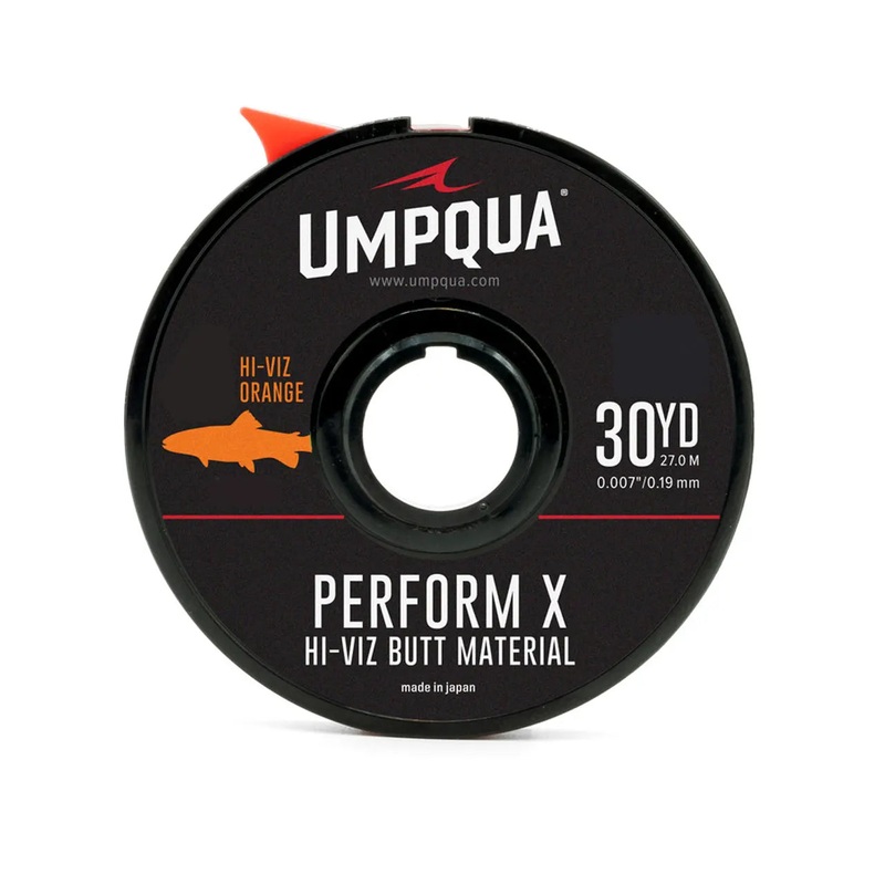 Umpqua HI-VIZ Euro Butt Material Hi Viz Orange Micro | 6lb