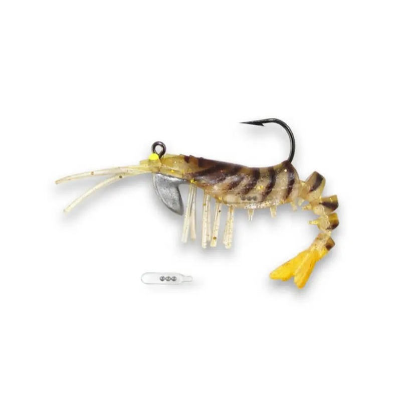 VUDU RATTLER SHRIMP 3.5″ 2 PACK GOLD