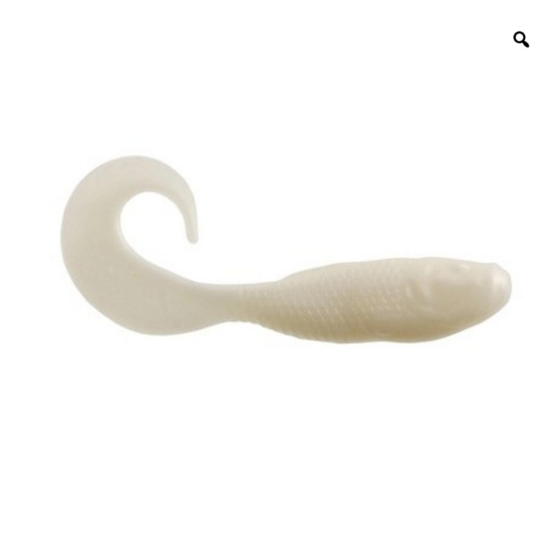 BERKLEY GULP ALIVE SWIMMING MULLET 3″ PEARL WHITE 1/2 PINT