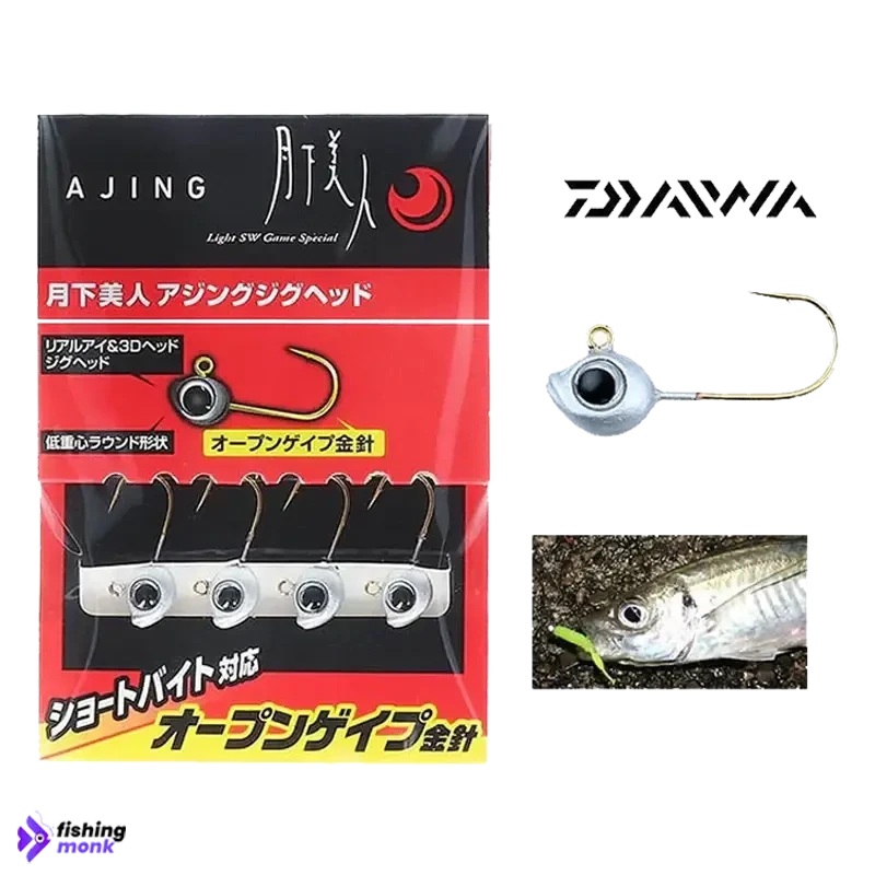 Daiwa Gekkabijin Ajing Jig Head | 0.5g | # 8