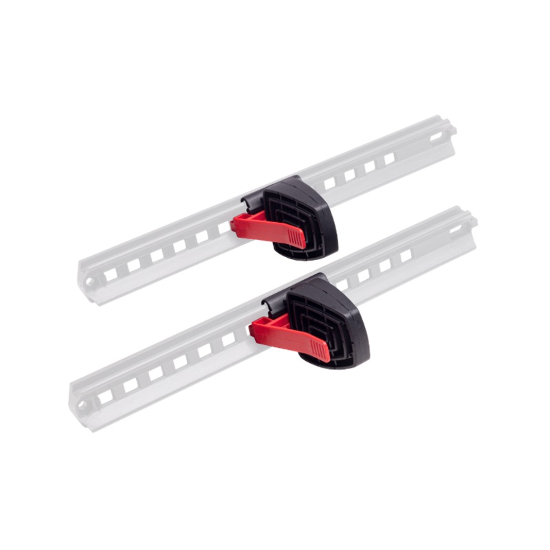 Footrest Set of Two Pedals with Red Trigger