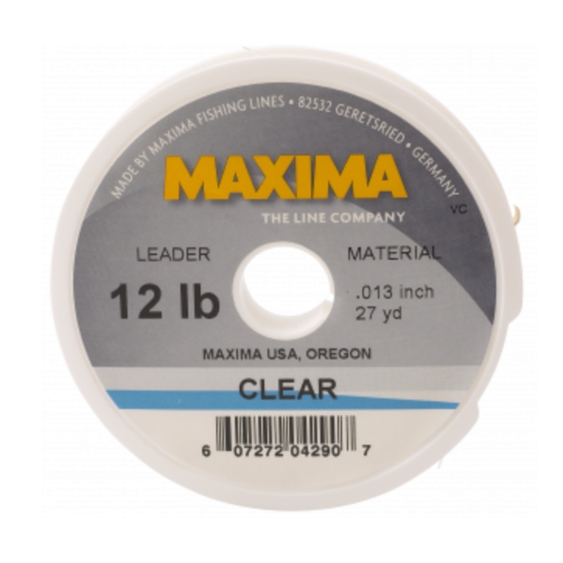 Maxima Clear Fly Fishing Leader/Tippet Material 6X 2 lb