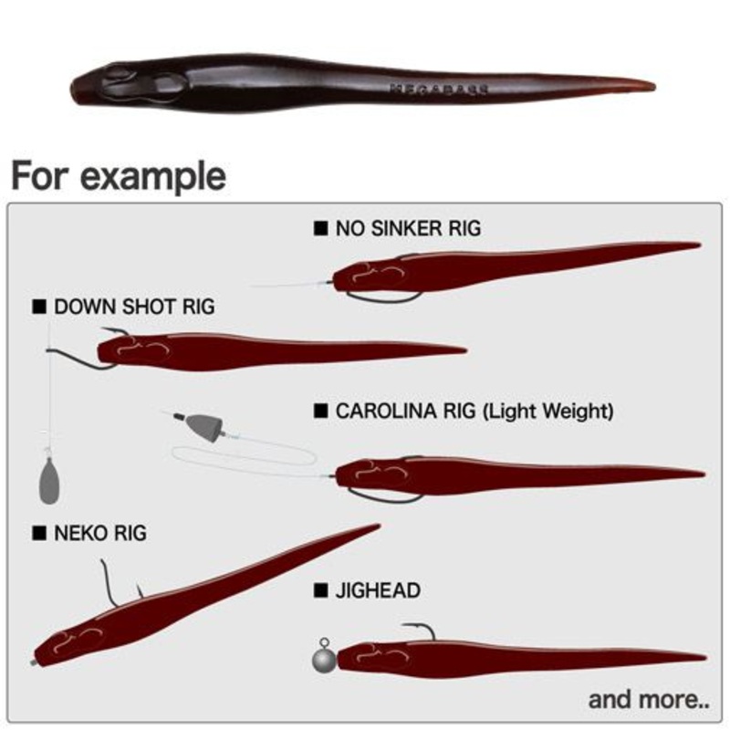 MEGABASS HAZEDONG Cinnamon/Solid 3″