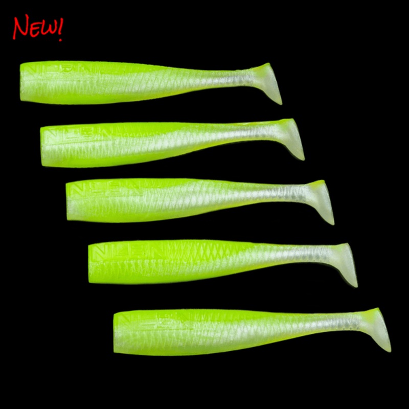 NLBN – No Live Bait Needed 3.75″ Paddle Tails Green Back