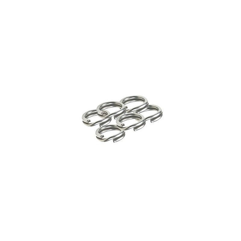 Owner Hyper Wire Split Rings Stainless Steel #4 (10 Pk)