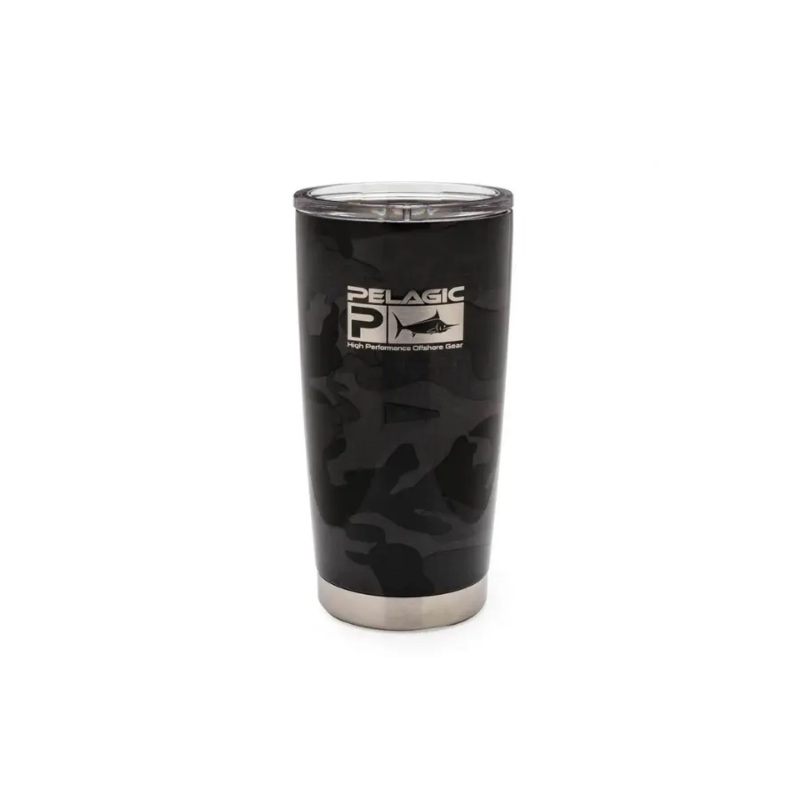 PELAGIC TUMBLER 20oz FISH CAMO BLACK