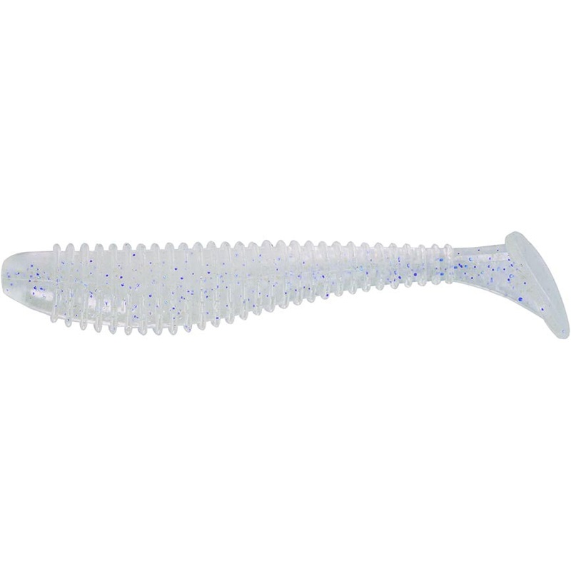Big Bite Baits Pro Swimmer Paddle Tail Swimbait – 3.8 Inch Albino Shad 3.8 inch