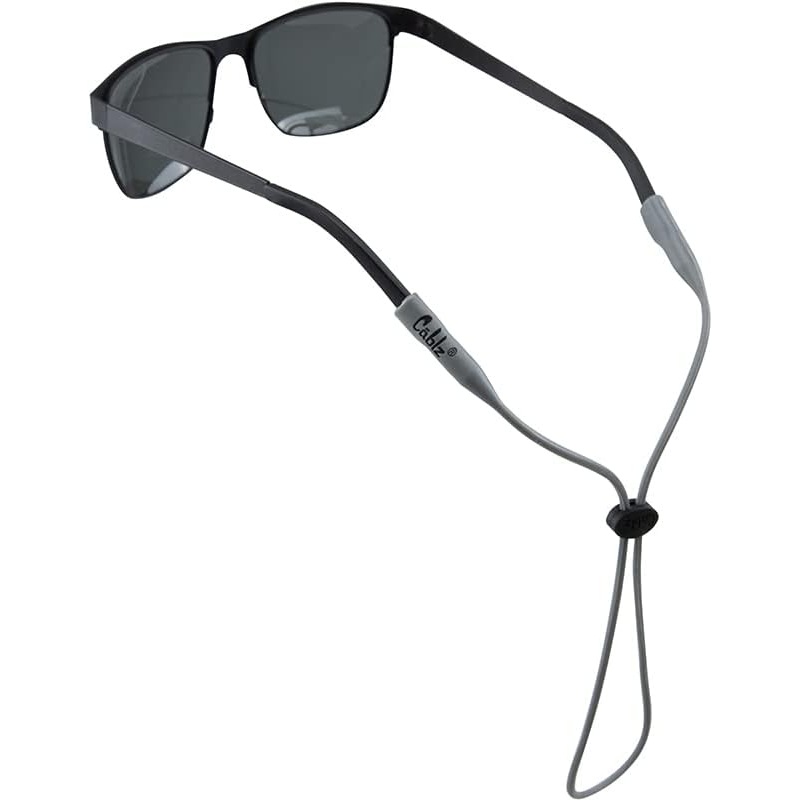 Cablz SiliconeGry Silicone Eyewear Retainer, 16″ length, Grey