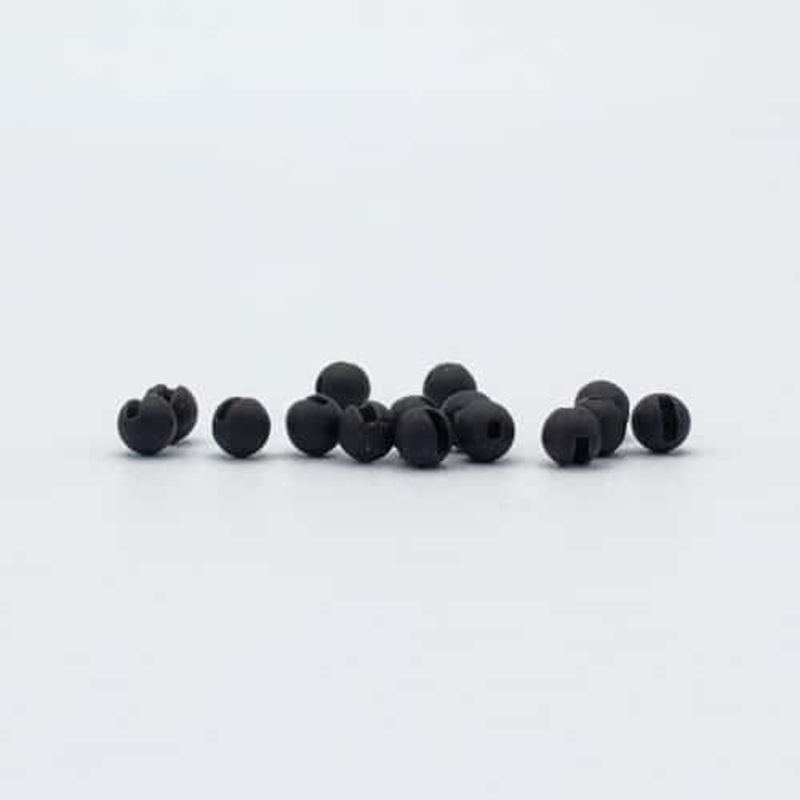 Firehole Stones Slotted Tungsten Beads 28 Piece Package – Black 5/64″ (2.0 mm)
