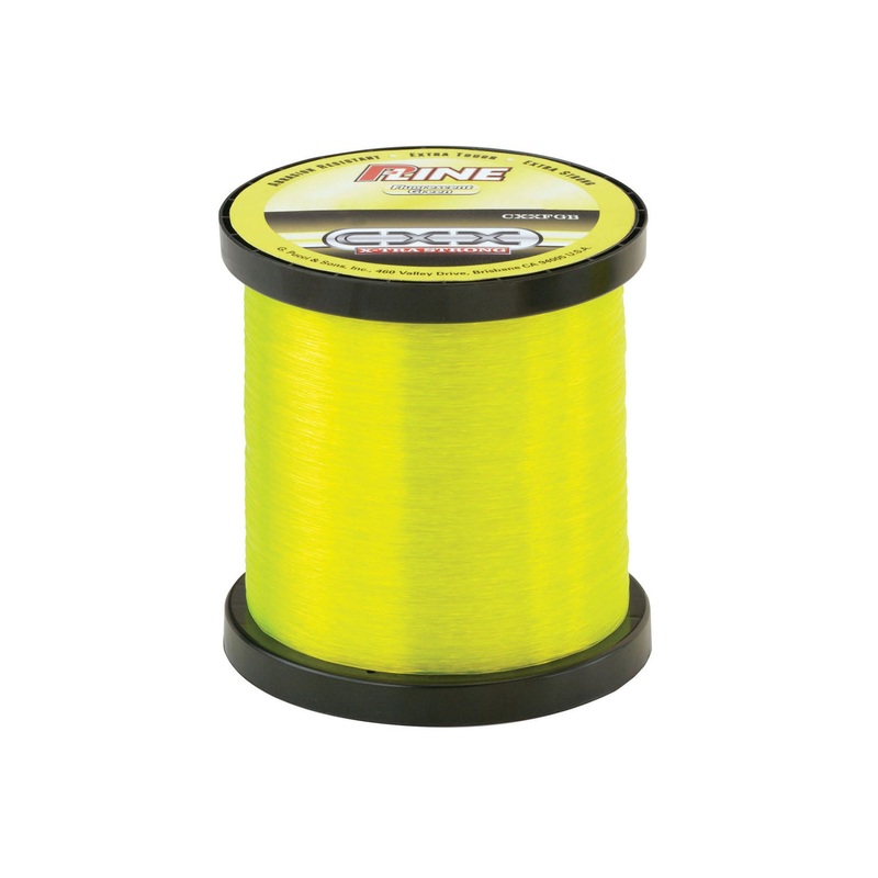 P-Line CXX Hi Vis X-Tra Strong Fishing Line 3000 Yard Bulk Spool High-Vis Fluorescent 6 LB