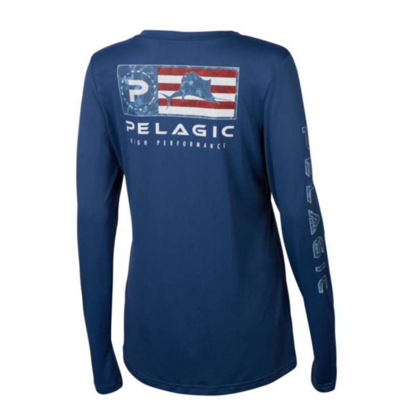 PELAGIC AQUATEK V-NECK ICON AMERICAMO WHITE M