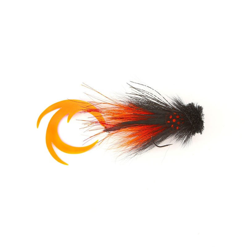Urban Fly Co. Single Dragon Tail Musky Fly White/Chartreuse