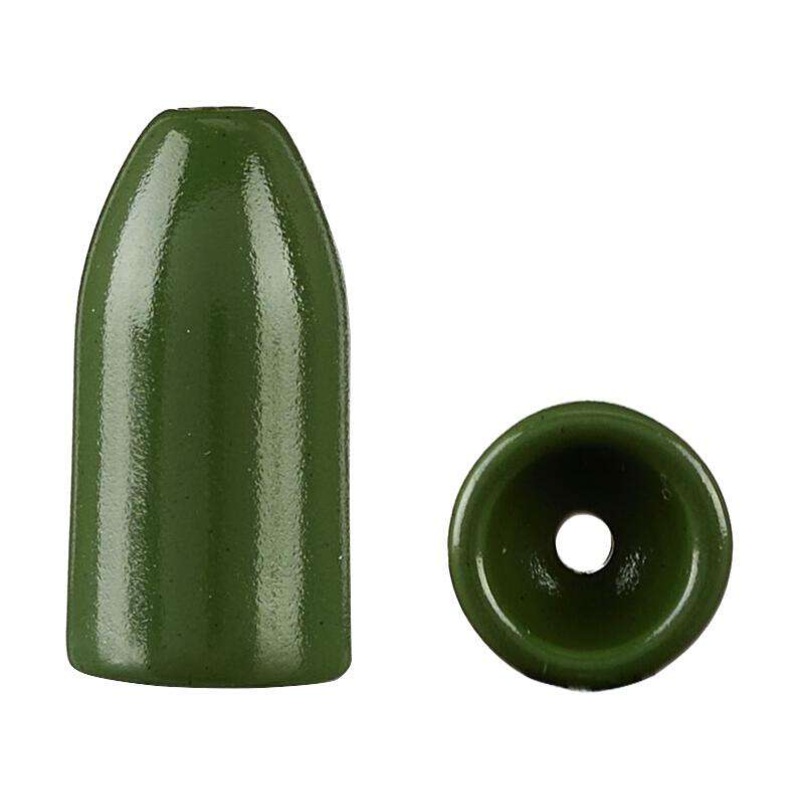 VMC Tungsten Worm Weights 1/4 Green Pumpkin