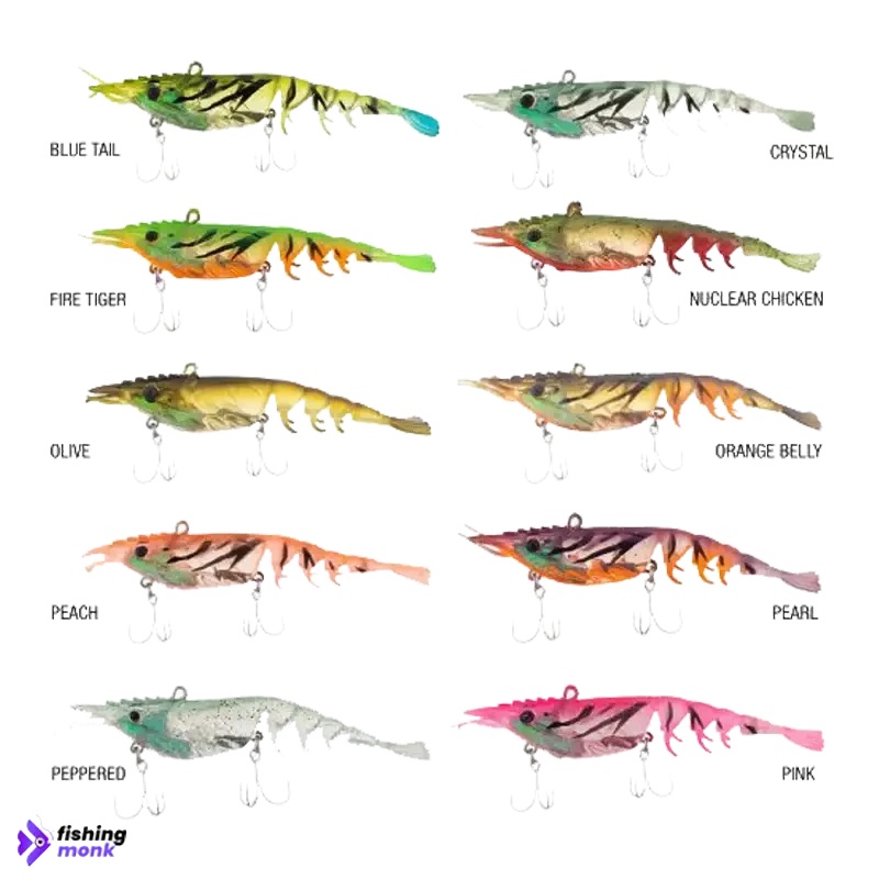 Berkley Shimma Shrimp Lure | 65mm | 3.5g Orange Belly