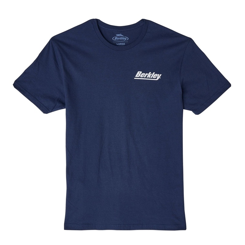 Berkley Short Sleeve Striper T-Shirt Heather Military Green M