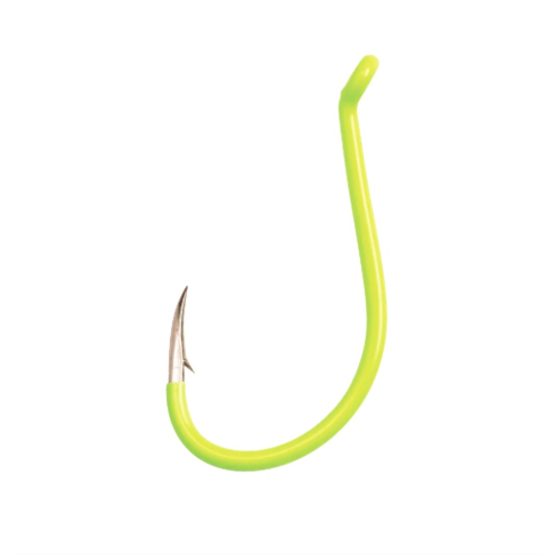 EAGLE CLAW LAZER OCTOPUS HOOK 25PK – CHARTREUSE SIZE 4