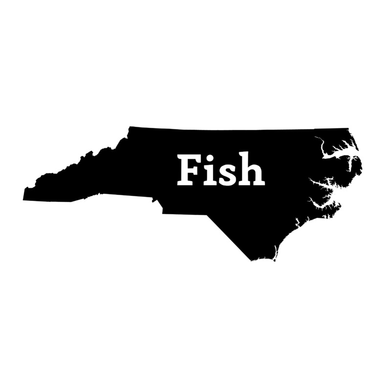 Fish North Carolina Decal