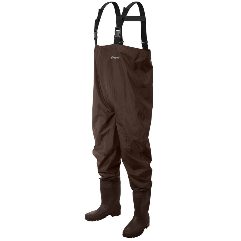 Frogg Toggs Men’s Rana PVC Lug Sole Chest Waders Boot Size: 8 Brown