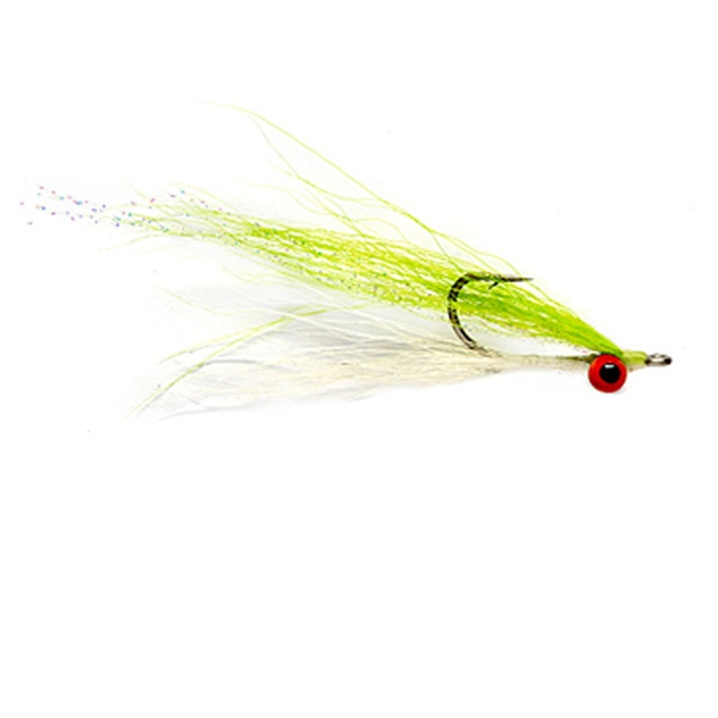 Fulling Mill Clouser Minnow #6 Chartreuse & White