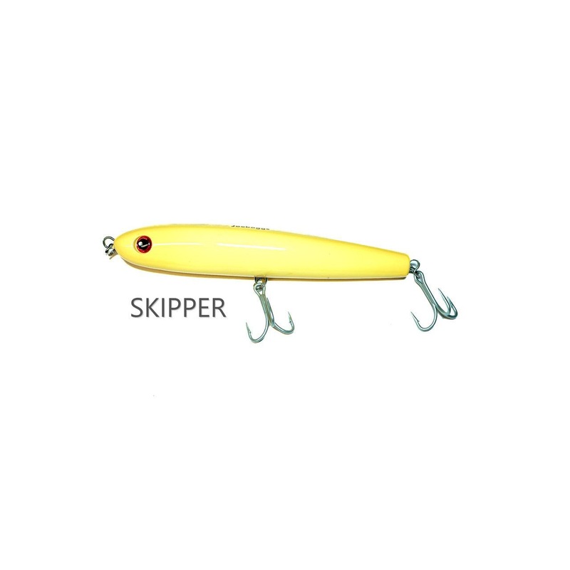 Joe Baggs The Skipper Topwater Walking Bait Weight: 1oz / Length: 4.5″ Bone
