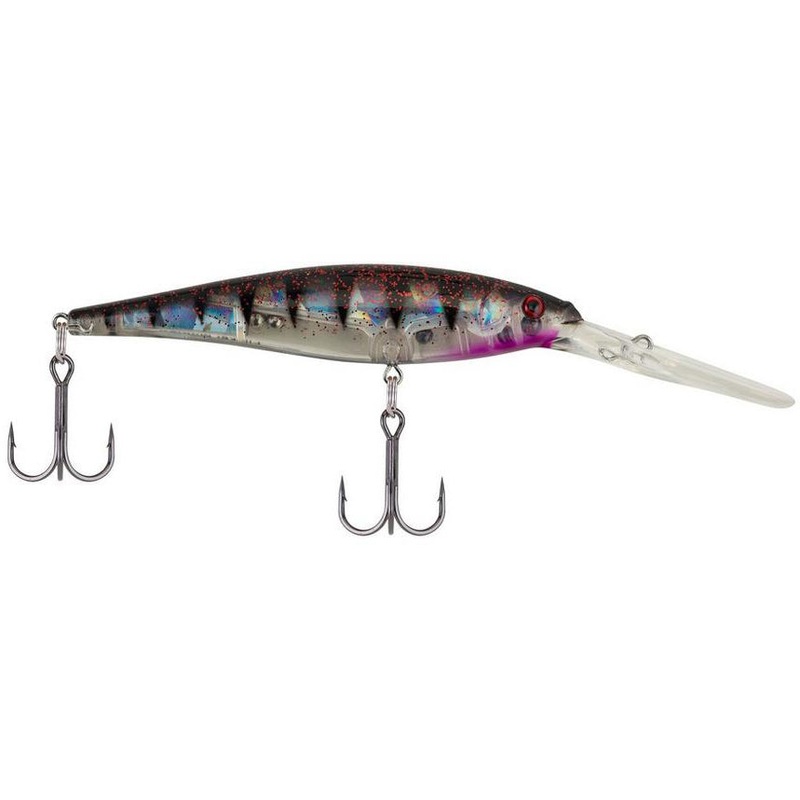 Berkley Flicker Minnow Jerkbait/Trolling Hard Minnow – 1/3 oz Black Brass 3 1/2 inch – 1/3 oz