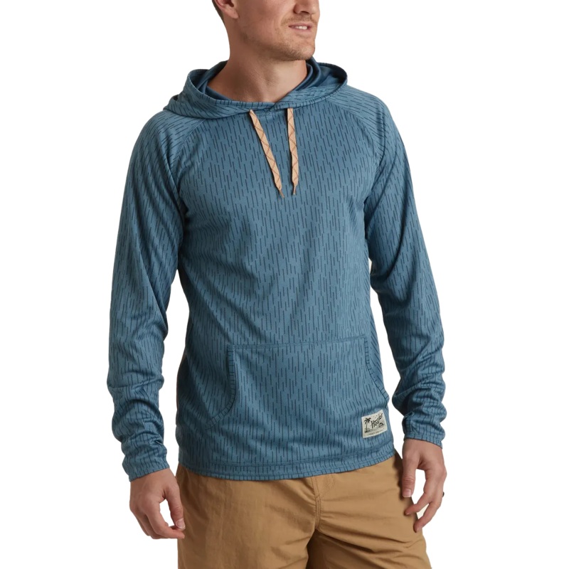 Howler Brothers Loggerhead Hoodie Ocean Motion : Off White M