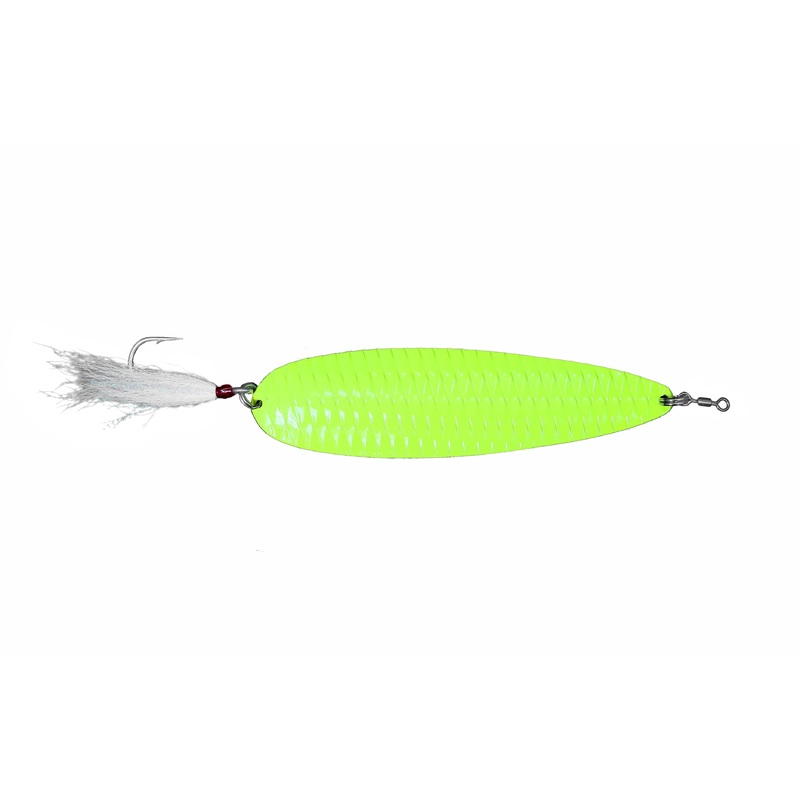 Jigging World Jigging Flutter Spoons Length: 7″ – Weight: 2.5oz Bone